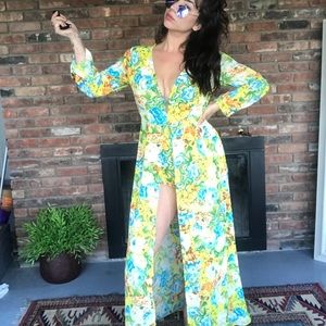 Floral maxi dress